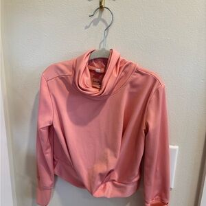 NEST Fragrances Soft Pink Fold Over TurtleNeck Pull Over